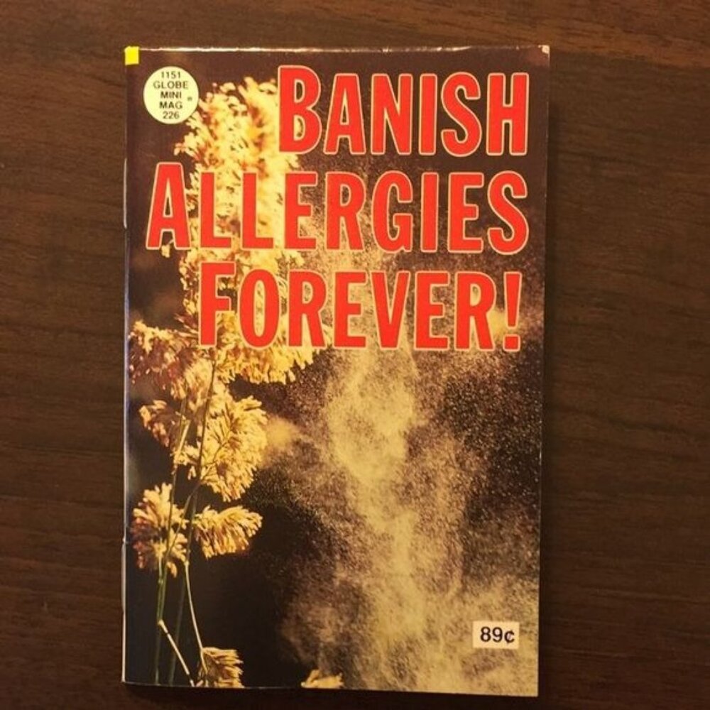 Vintage Globe Communications Corp. “Banish Allergies Forever” Self Help Book